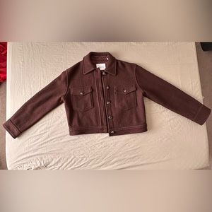 Wilfred Free The Ganna Cropped Shirt Jacket. Worn for one season.